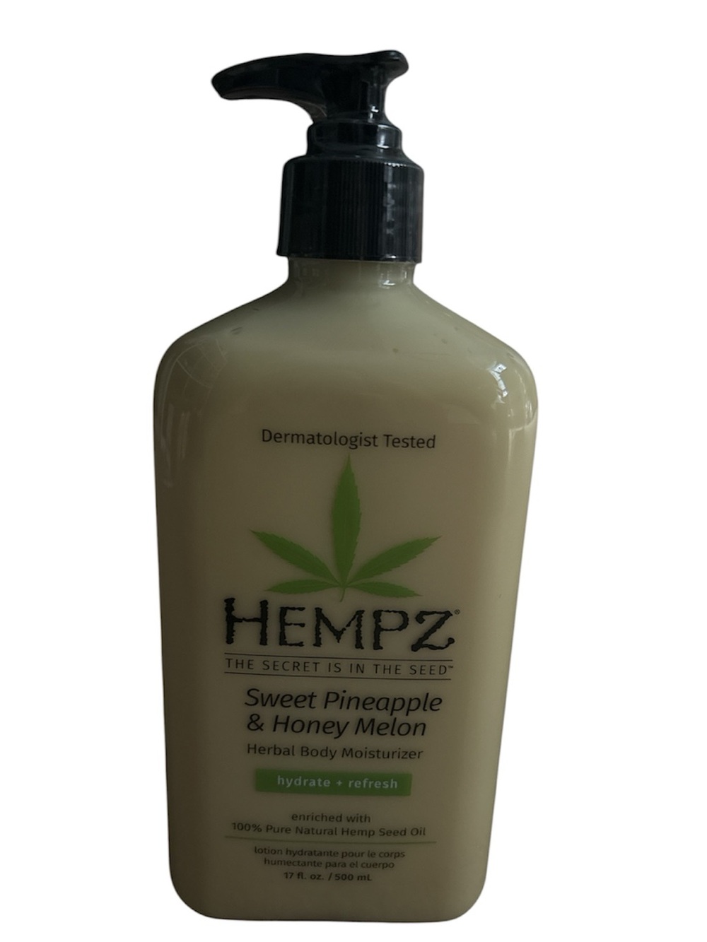 Hempz Sweet Pineapple & Honey Melon Moisturizer - Cream with Black Pump - Picture 2 of 3
